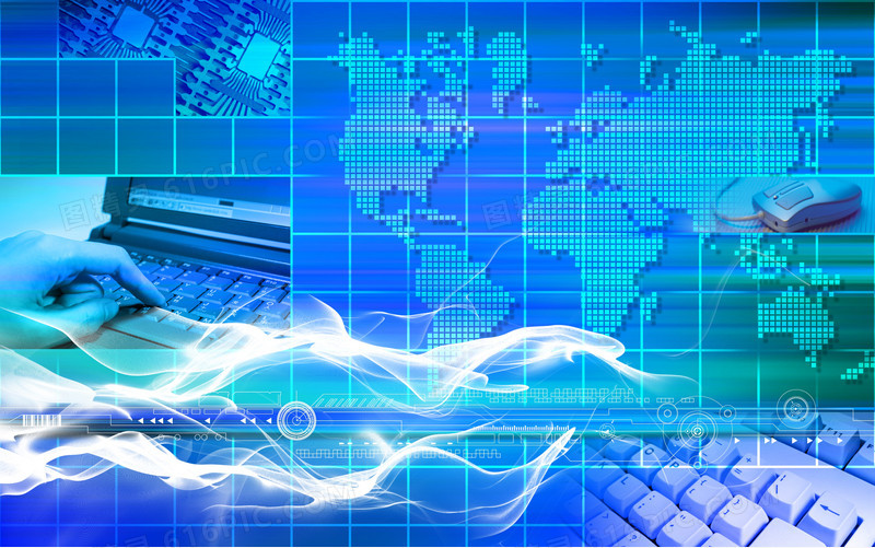 網(wǎng)絡科技背景高清